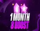 8 Boosts | 1 Month